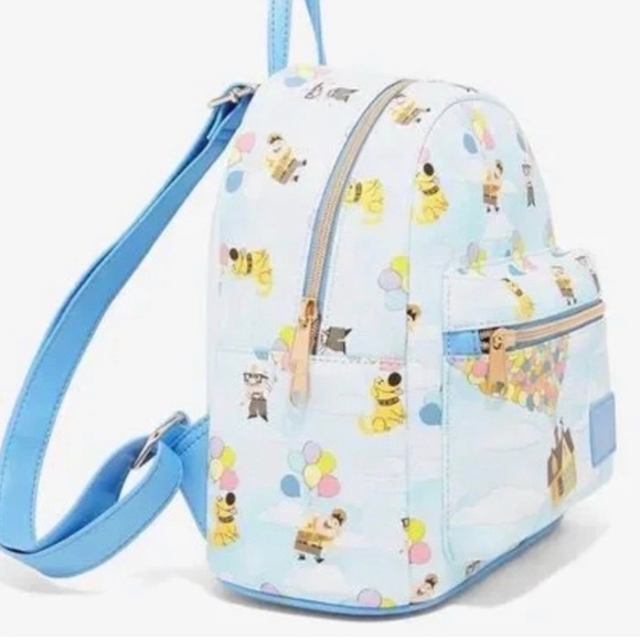 Loungefly Pixar Up Themed Backpack - Light Blue - Picture 2 of 3